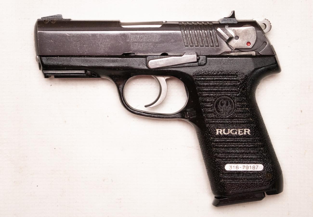 RUGER P95 9mm Police Trade-In Semi-Automatic Pistol with DA/SA Trigger